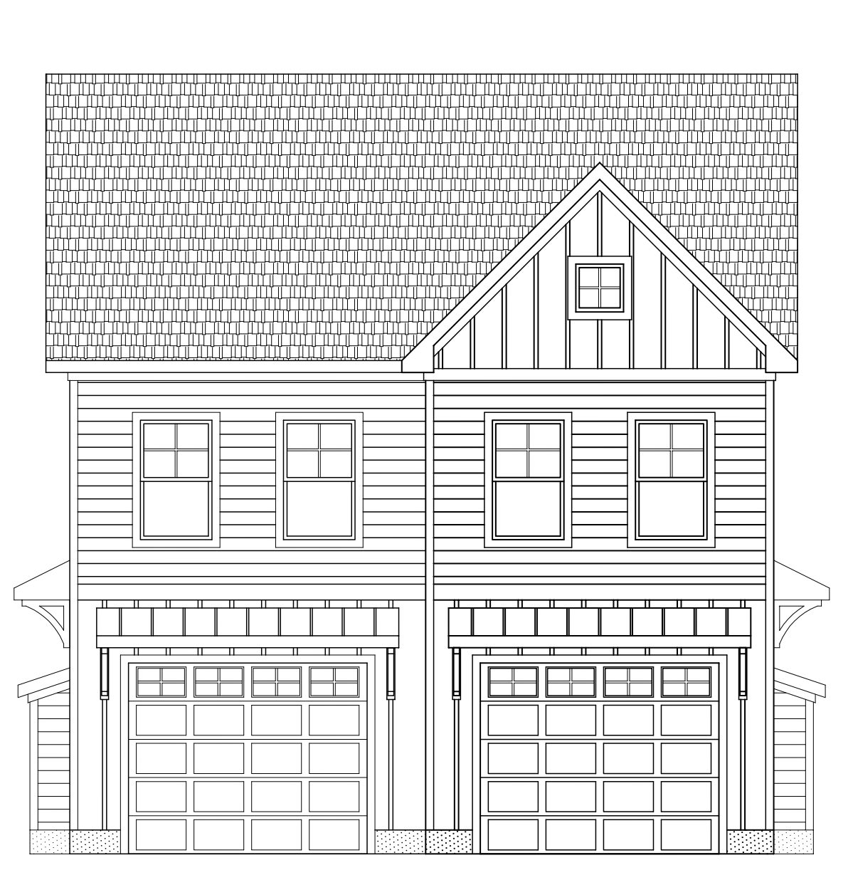 608 A and B 13th Street front elevation